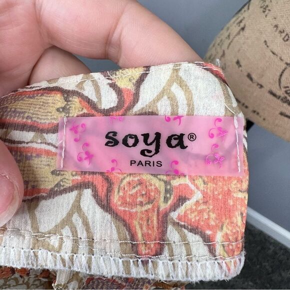 Sz S Soya Paris 100% Silk Floral Camisole $230 MSRP - Picture 9 of 10